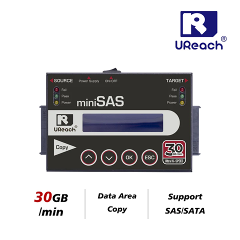 SA310 SAS SATA 1-to-1 30GB/min High-Speed Hard Drive Cloner & Eraser